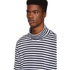 paa Navy and White Striped Turtleneck