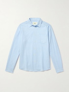 Folk - Textured Cotton-Blend Shirt - Blue