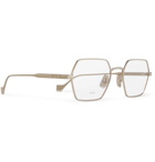 Loewe - Hexagon-Frame Gold-Tone Optical Glasses - Gold