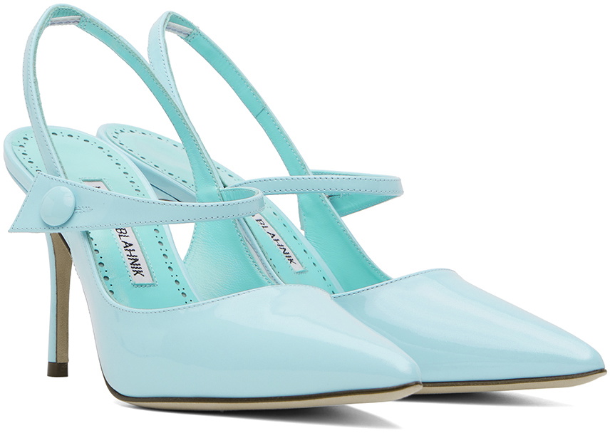 Manolo Blahnik Blue Didion Heels Manolo Blahnik