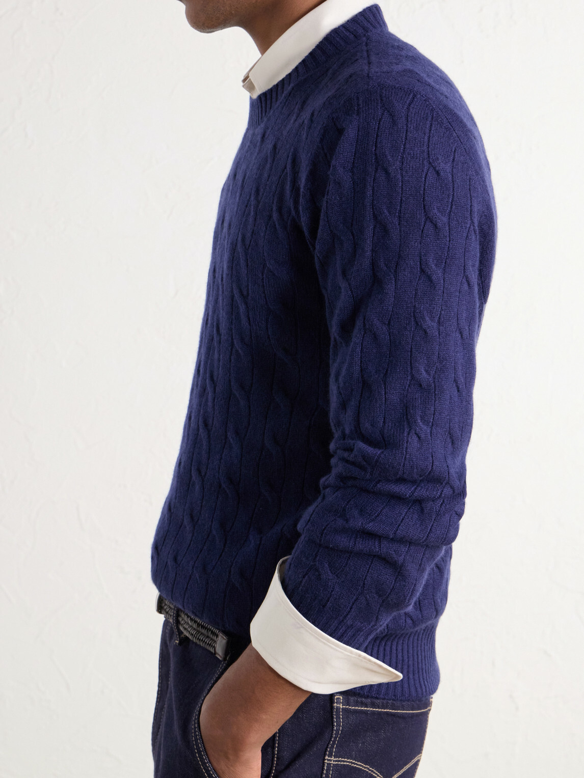 Brunello Cucinelli - Cable-Knit Cashmere Sweater - Blue