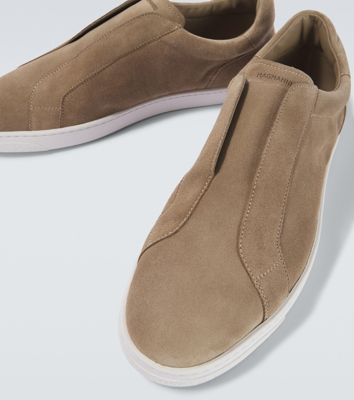 Magnanni Open suede sneakers