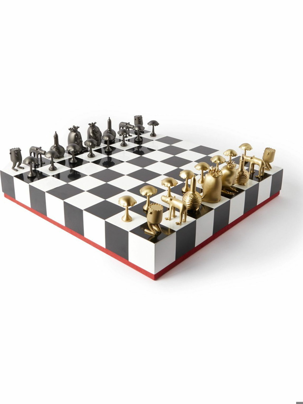 Photo: L'Objet - Haas Brothers Stone Chess Set