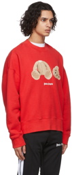 Palm Angels Red Bear Sweatshirt