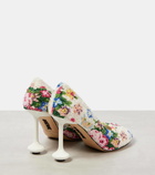 Loewe Toy beaded canvas pumps