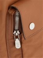 Brunello Cucinelli - Logo-Debossed Leather Backpack