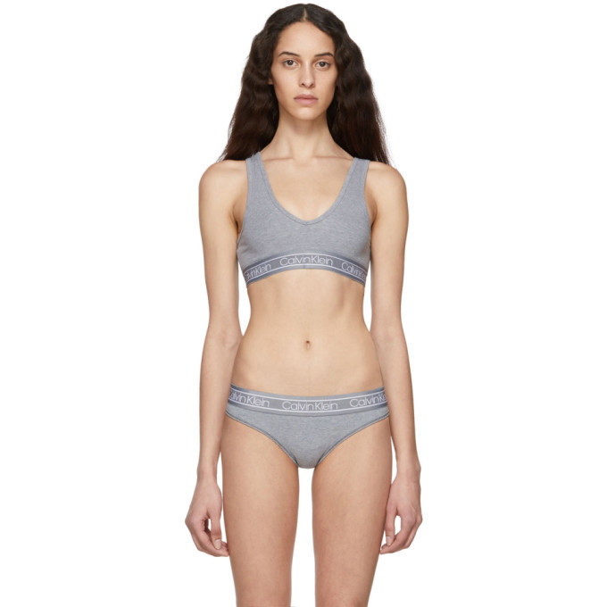 Photo: Calvin Klein Underwear Reversible Grey FLX Bralette