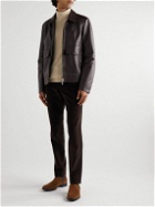 Anderson & Sheppard - Slim-Fit Cotton-Corduroy Trousers - Brown