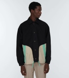 Incotex x Facetasm Colorblocked cotton jacket
