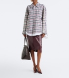 A.Emery Harnick leather tote bag