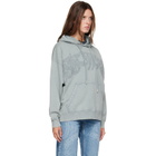 Off-White Gray Embroidered Big Paisley Skate Hoodie