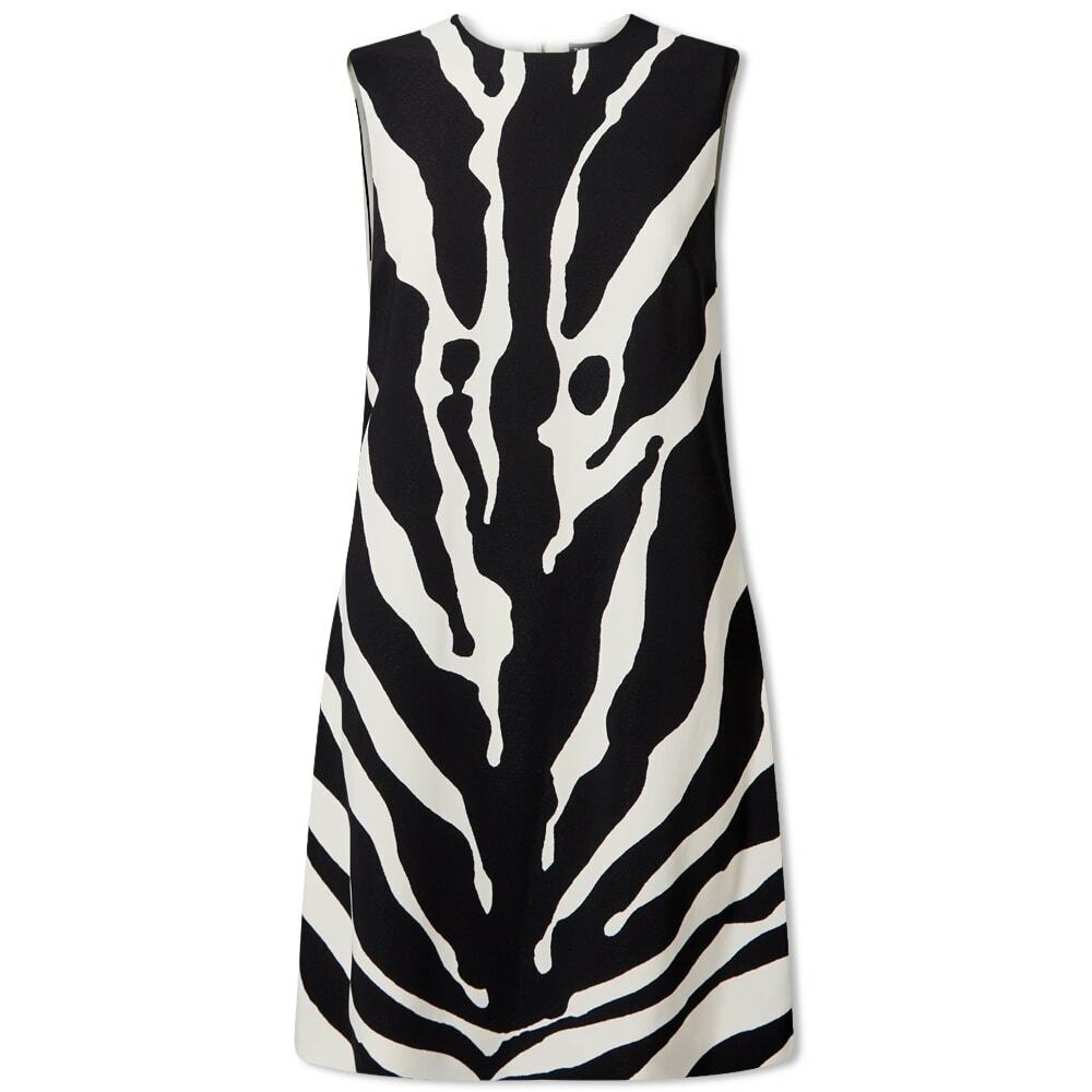 Dolce & Gabbana Mini Dress In Zebra Print Dolce & Gabbana