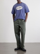 SAINT MXXXXXX - Logo-Print Cotton-Jersey T-Shirt - Blue