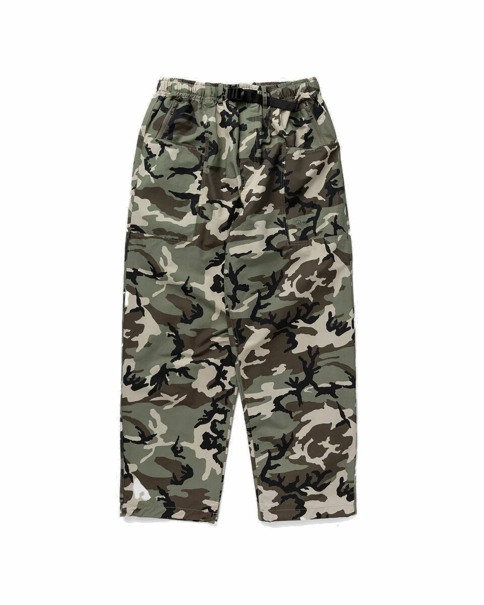 Photo: Patta Camo Belted Tactical Chino Green - Mens - Casual Pants