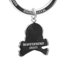 Mastermind Japan Men's Skull Keyring in Black