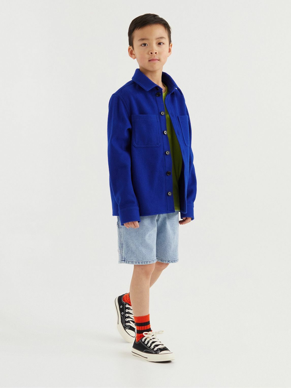 ARKET Kids - Brygge Twill Overshirt - Blue