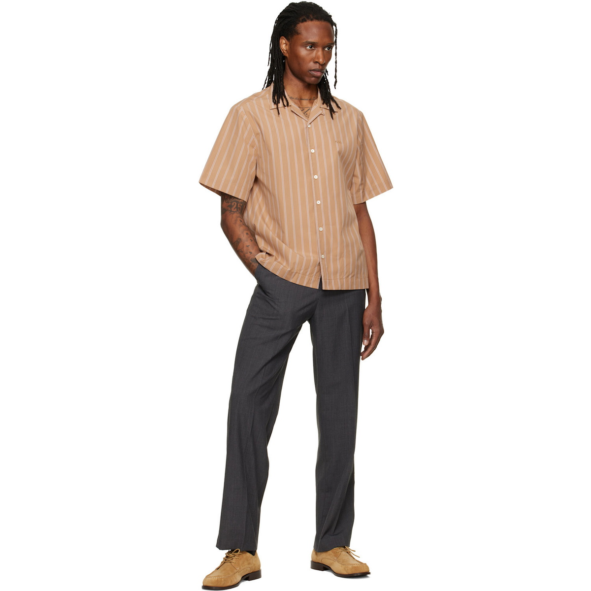 A.P.C. Gray Dylan Trousers