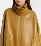 Khaite Oversized leather jacket