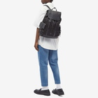 Gucci Men's Tonal Jumbo GG Backpack in Black