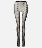 Wolford Daisy floral sheer tights
