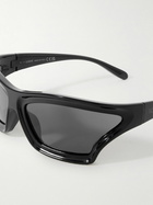 LOEWE - Paula's Ibiza Sporty Mask Oversized D-Frame Acetate Wrap-Around Sunglasses