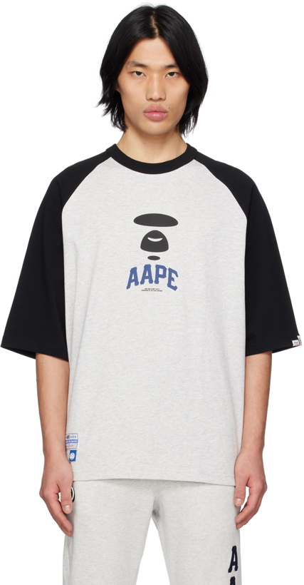 Photo: AAPE by A Bathing Ape Gray MoonFace T-Shirt