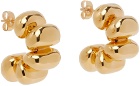 SUNNEI Gold Puffy Earrings