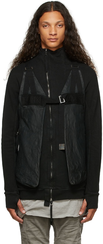 Photo: Boris Bidjan Saberi Black Leather Bag Vest