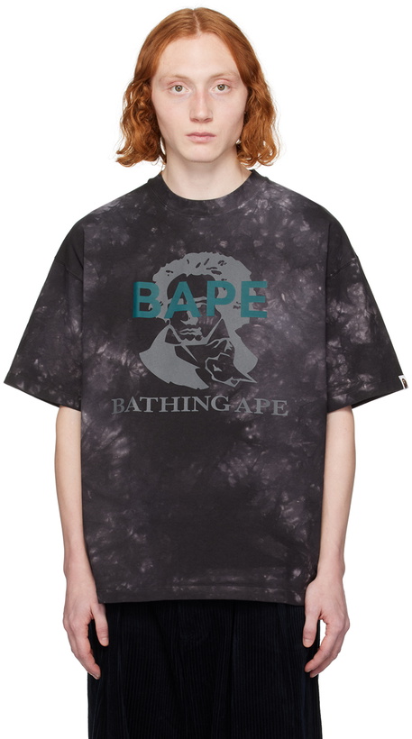 Photo: BAPE Black Tie-Dye T-Shirt