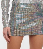 Dodo Bar Or Crystal-embellished miniskirt