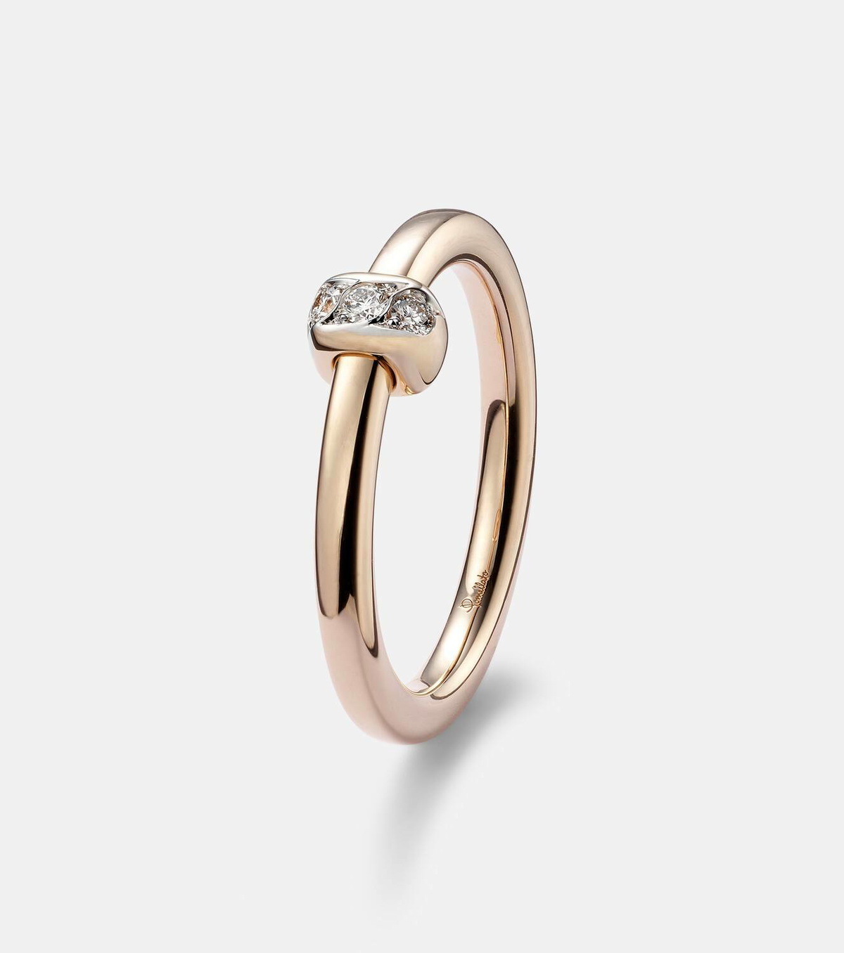 Pomellato Pomellato Together 18kt rose gold ring with diamonds
