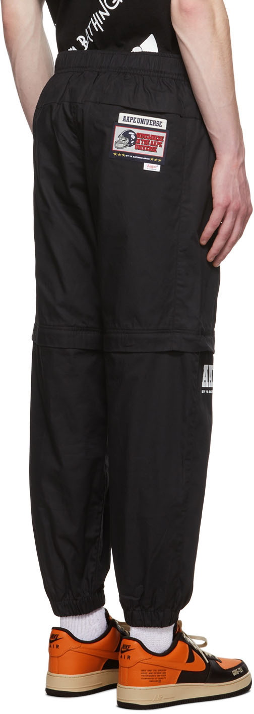 Black Cotton Lounge Pants