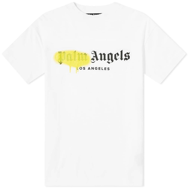 Photo: Palm Angels Sprayed LA Logo Tee