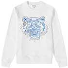 Kenzo Men's Classic Tiger Crew Sweat in White