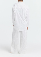 Skims Oversized Cotton-poplin Sleep set Black And White