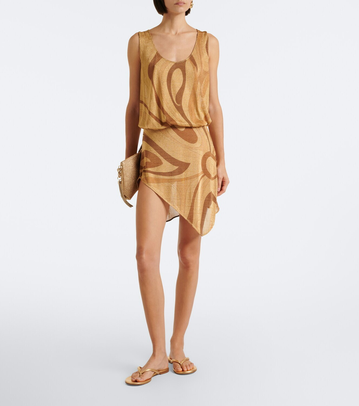 Pucci Marmo Lurex® voile miniskirt