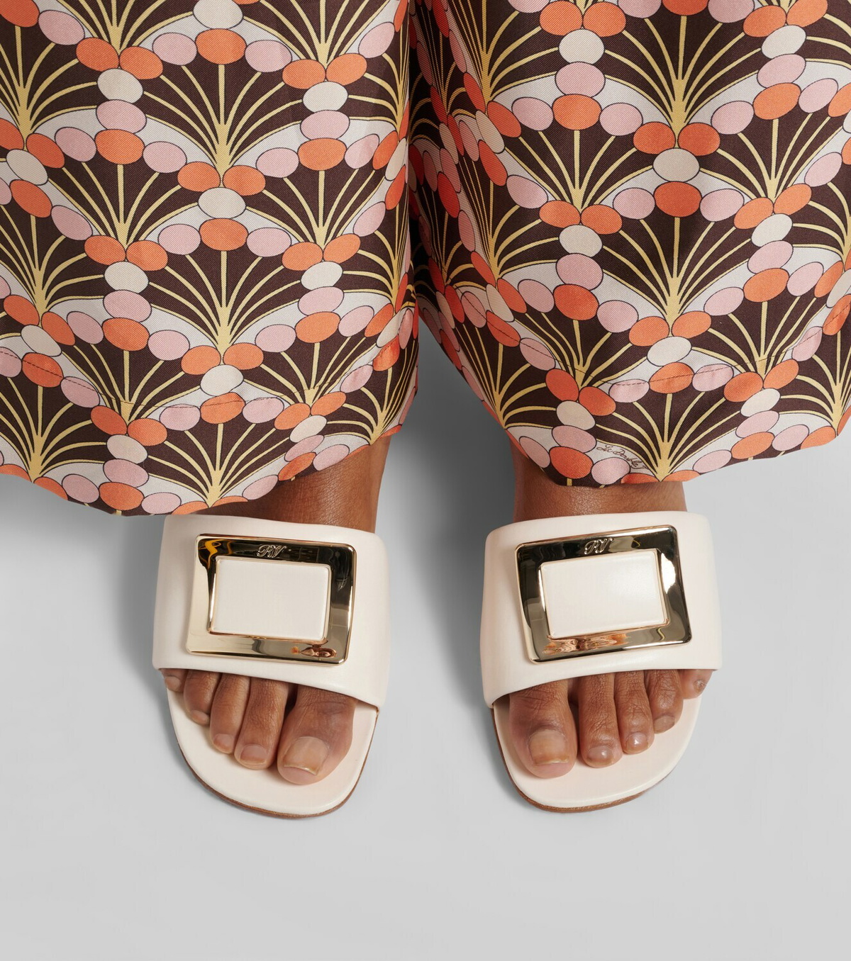Roger Vivier Leather slides