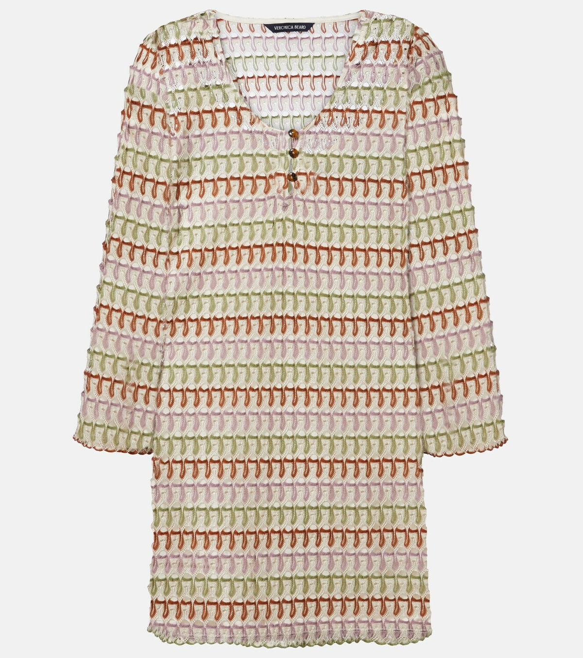 Veronica Beard Novien crochet minidress