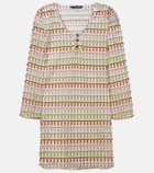Veronica Beard Novien crochet minidress