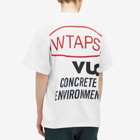 WTAPS Men's 24 Back Print Pocket T-Shirt in White