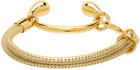 HUGO KREIT SSENSE Exclusive Gold Buckle Bracelet