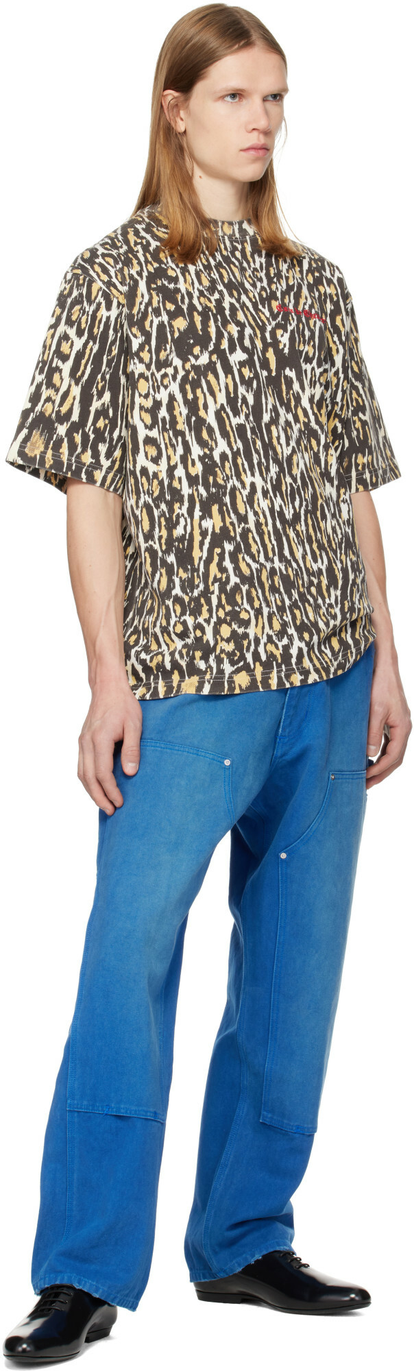 WILLY CHAVARRIA Blue Workwear Carpenter Trousers
