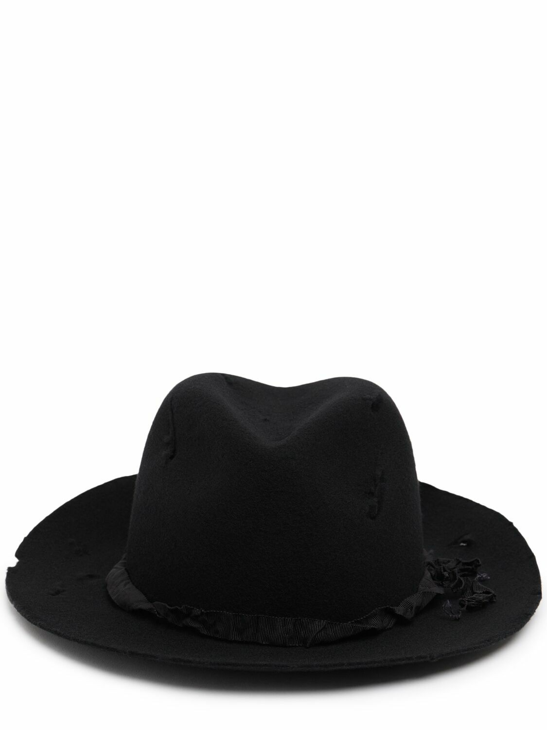 帽子 Yohji Yamamoto POUR HOMME GABARDINE HAT black-wool-gabardine-cap.jpg