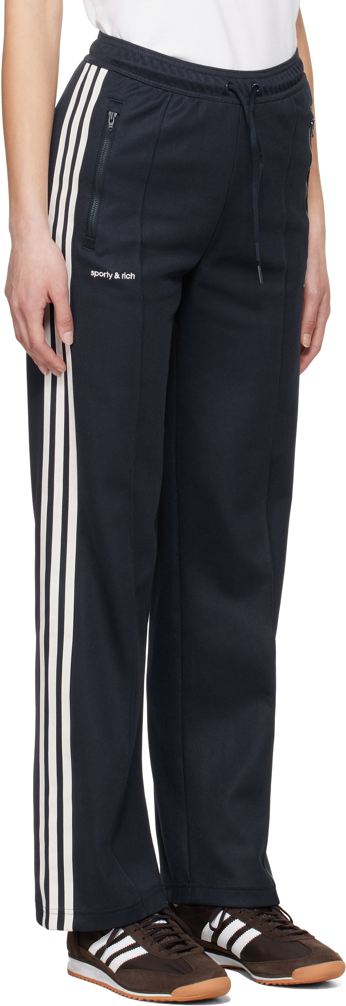 Sporty & Rich Navy adidas Originals Edition Track Pants