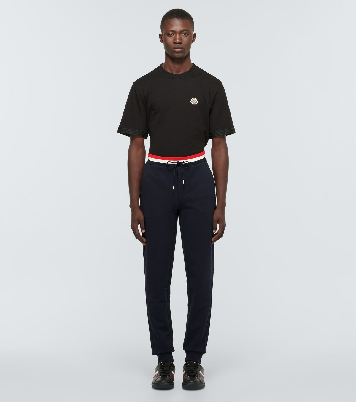 Moncler - Tapered cotton sweatpants Moncler