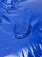 Moncler Genius - A$AP Rocky Bahianinha Quilted Glossed-Shell Hooded Down Jacket - Blue