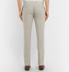 Hugo Boss - Beige Stanino Slim-Fit Linen Suit Trousers - Beige