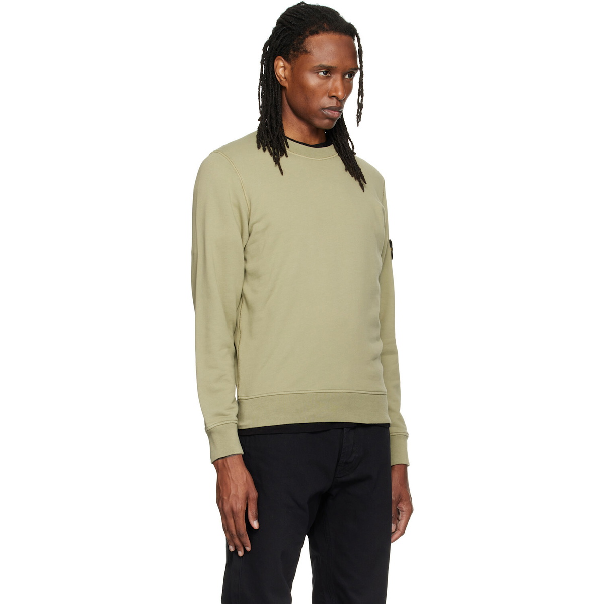 Stone Island Green 6100060 Organic Cotton Sweatshirt