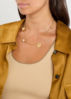 Completedworks Floral Charm-embellished 18kt Gold-plated Necklace - One Size