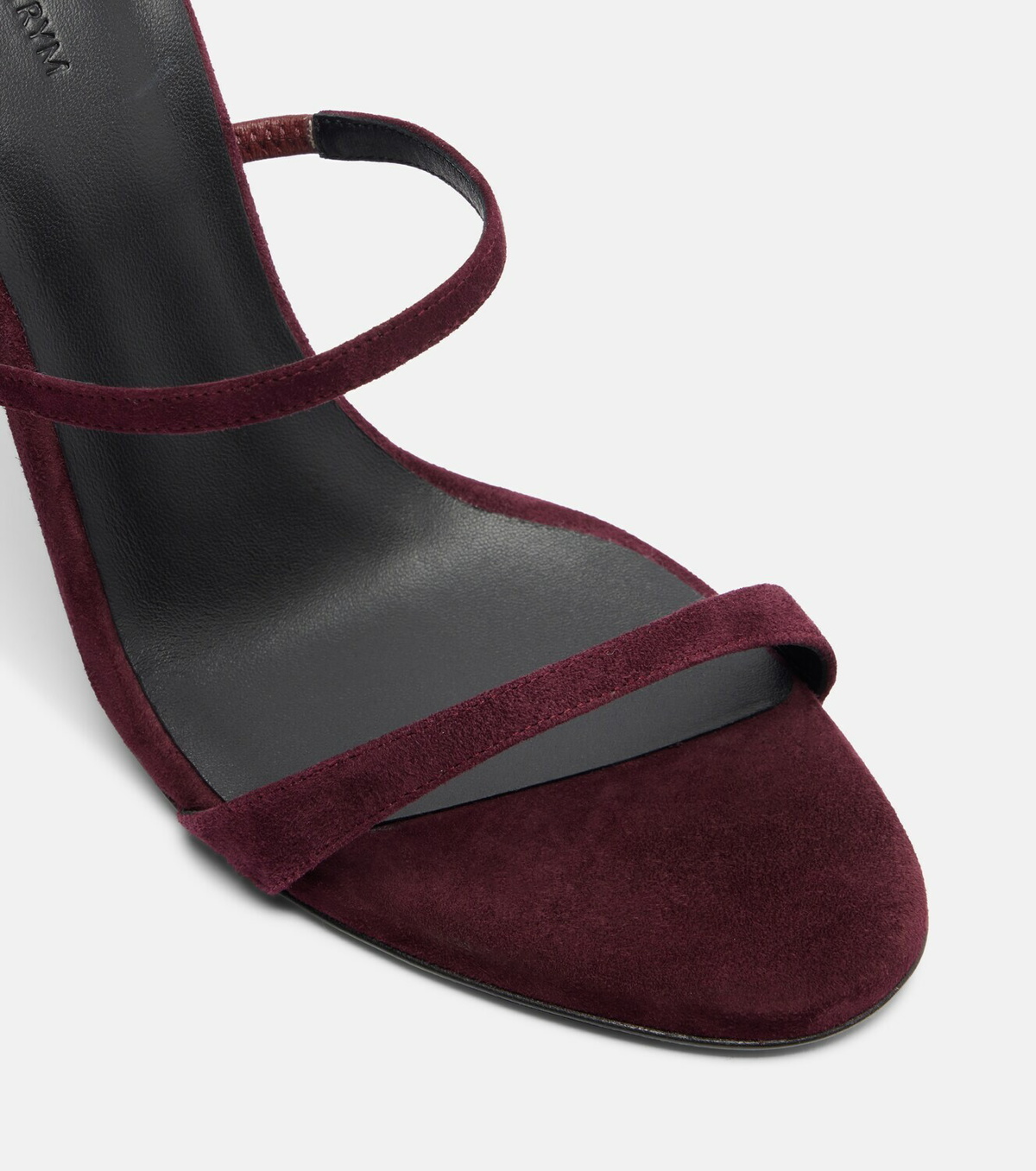 Magda Butrym Floral-appliqué suede mules